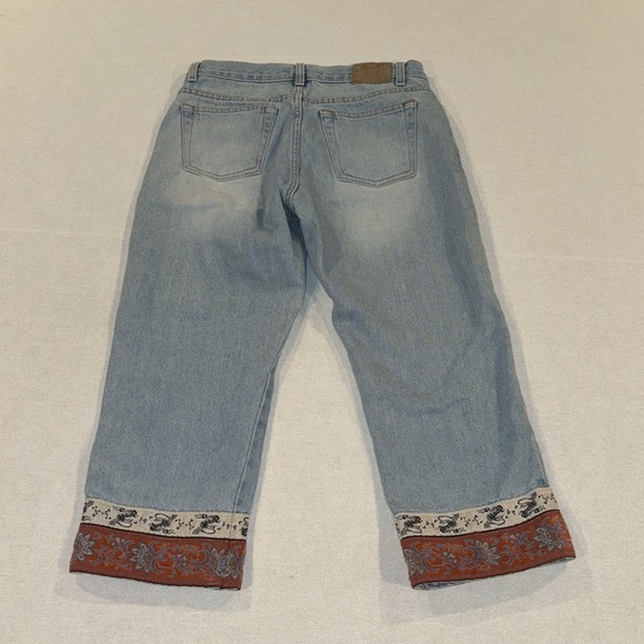 Vintage London Women’s Light Wash High Rise Cotton Cropped Jeans Size 4 - Picture 9 of 9